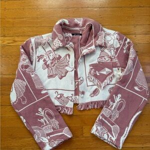 handmade upcycled tapestry jacket